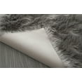 thumbnail image 6 of Ultra Soft Faux Fur Rug, Fluffy Washable Sheepskin Area Rug with Non-Slip Backing, Rectangle Floor Carpets for Living Room, Bedroom, Bedside, Kid's Room, Nursery Room (Light Grey), 6 of 7