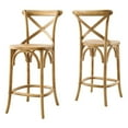 thumbnail image 6 of Modway Gear 39.5" Modern Style Elm Wood Counter Stool in Natural Finish, 6 of 7