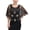 Black/Gold, variant on 1920s Sequin Beaded Glitter Mesh Embroidered Evening Wrap Cover up Shawl Jacket