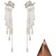thumbnail image 1 of Pendientes de borla de estrella brillante que cuelgan pendientes exquisitos para mujeres y niñas TUNC Sencillez, 1 of 5