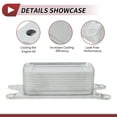 thumbnail image 4 of Enfriador de aceite del motor Unique Bargains para Jeep JK Series Wrangler V6 3.6L 2012-2013, enfriador de aceite de transmisión No.157355016B2, aleación de aluminio, 1 Pcs, 4 of 6