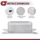 thumbnail image 4 of Enfriador de aceite del motor Unique Bargains para Jeep JK Series Wrangler V6 3.6L 2012-2013, enfriador de aceite de transmisión No.157355016B2, aleación de aluminio, 1 Pcs, 4 of 6