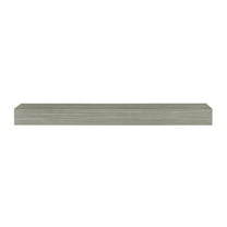 The Zachary 60" Non-Combustible Mantel Shelf Graywash Finish