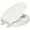 Biscuit, variant on 25876-0 Hyten 3" Height, Elevated Soft Close Round Toilet Seat, Contoured Seat with Grip-Tight Bumpers, Quick-Attach Hardware, White