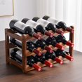 thumbnail image 2 of Wine Racks Wgthhk Wine Rack Countertop Wine Bottle Holder for Pantry Cabinet Bar 2 Tier, 2 of 3