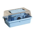 thumbnail image 4 of S SERENABLE Hamster Cage Two Tiered Cage Openable Top Guinea Pigs Glider Small Animals Small Blue, 4 of 9
