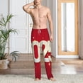 thumbnail image 2 of Logiee Happy New 2025 Year Print Pajama Pants for Men,Men’s Pajama Bottoms,Mens PJ Pants with Pockets & Button Fly-X-Large, 2 of 6