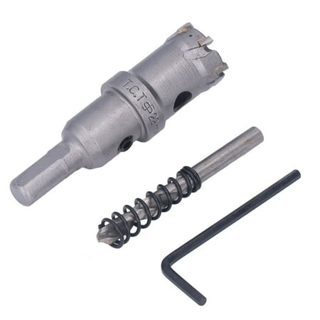 

Hole Cutter Kit Hardened Tip Carbide Hole Saw Easy To Operate High Hardness With Hex Wrench For Metal And Wood Cutting 22mm / 0.9in 25mm / 1in 28mm / 1.1in
