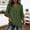 Army Green, variant on Women's V Neck Blouse Bell Sleeve Button Down Shirts, Casual Loose Cotton Summer Tops S-XXL Green