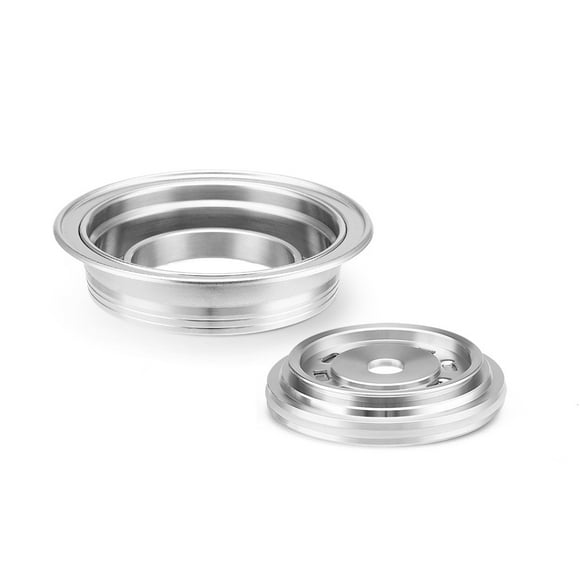 Reusable Capsule Adapter for Nespresso Vertuo Machines, Stainless Steel Pod Holder Converter to Use Nespresso Original Line Capsules, for VertuoLine GCA1, ENV135, ENV150