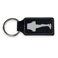 thumbnail image 3 of Keychain - Rectangle - Leg Lamp - Leather, 3 of 6