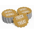 thumbnail image 2 of Inkdotpot Pack Of 50 Trick Or Treat Halloween Favor Paper Tags Craft Real Silver Foil Hang Tags, 2 of 6