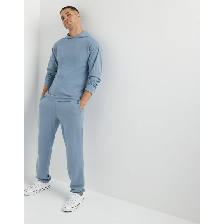Hanes Originals Men s Garment Dyed Sweatpants with Pockets 31 Saltwater L