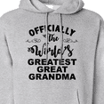 thumbnail image 3 of Inktastic Officially the World's Greatest Great Grandma Adult Hoodie Sweatshirt, 3 of 4