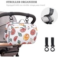 thumbnail image 2 of Organizador de bolsas para cochecito de bebé JanHm almacenamiento grande para cochecitos Con portavasos profundo pomelo, 2 of 5