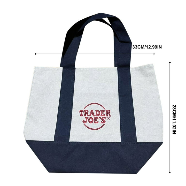 Trader Joe's Pastel Mini Canvas Tote Bags, 2025 LIMITED