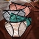 thumbnail image 5 of Ropa interior de satén de seda, calzoncillos de niña con abertura alta y hebilla de anillo de amor., 5 of 5