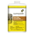 Sunnyside 32 oz. Raw Linseed Oil for Wood Protection and Weather
