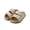 Beige, variant on Kids Adjustable Double Strap Slide Sandals Boys & Girls Open Toe Slippers Soft Flat Summer Slides for Casual Daily Wear Black Size 6-7 Years