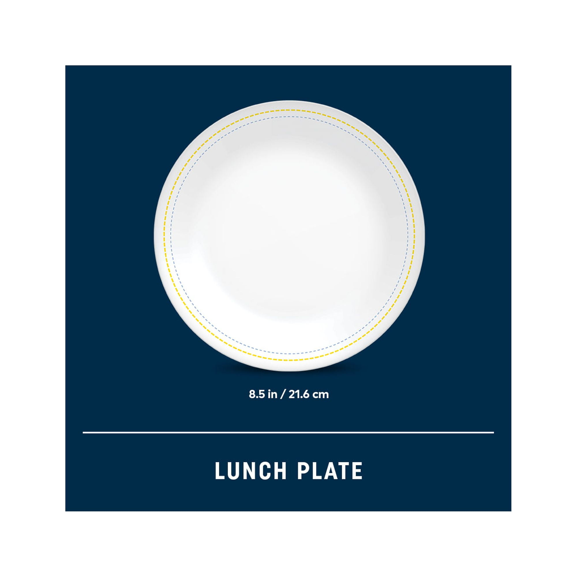 Corelle Amelia 8.5" Glass Salad Plate