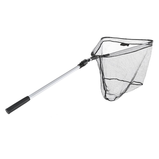 Red de pesca, red de pesca plegable de aleación de aluminio impermeable integrada Red de pesca de PE confiable y duradera