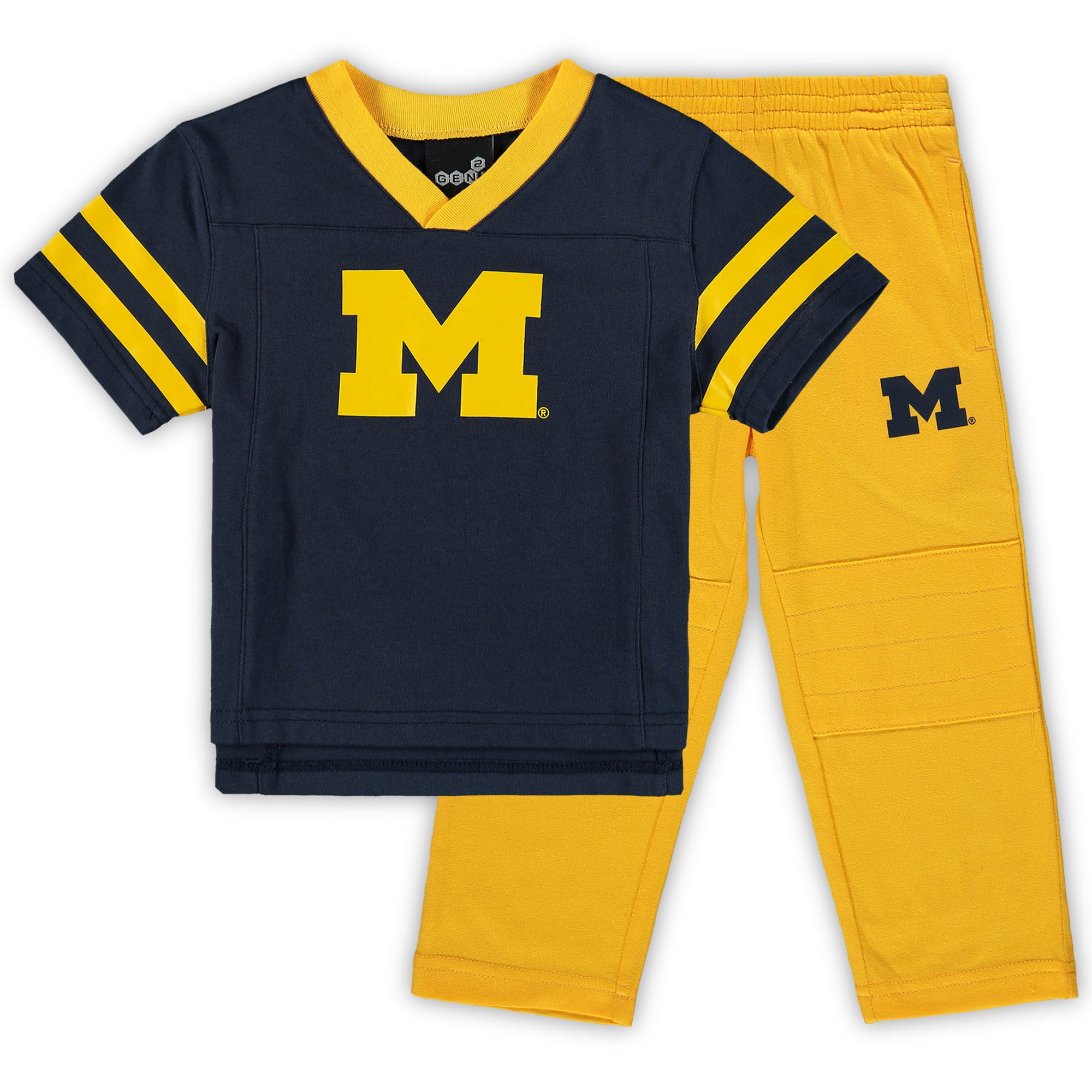 Dark Navy NCAA by Outerstuff NCAA Michigan Wolverines Toddler Team Color Printed Pant 4T 
