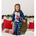 thumbnail image 2 of Disney Frozen Toddler Girls 2pcs Elsa Anna Floral Flutter Sleeve Sweatshirt with Leggings 2 Pieces Outfit Sets Sizes 2-6, 2 of 9
