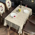 thumbnail image 5 of Beige Celestial Pattern Rectangle Tablecloth 60"x120",Waterproof Polyester Rectangle Table Cloth, Wipeable Spillproof Polyester Tablecloth for Dining, Camping, Indoor and Outdoor, 5 of 6