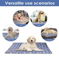 thumbnail image 7 of Langsprit Dog Cooling Mat for Pet Cats, Washable Breathable Ice Nylon Cooling Pad Summer Blanket for Kennels Crates Sofa Car Seats, Dog, Small, 7 of 7