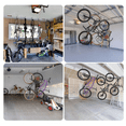 thumbnail image 6 of 10 Garage Hooks Bike Hooks - Heavy Duty Garage Rack Wall Mount Storage J Hooks Hanging Utility Garage Ceiling Rack Bicycle Hooks Ladder Hangers Garden Yard Tools Organizer Organization, 6 of 6