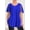 Navy Blue, variant on Plus Size Short Sleeve Blouses Dressy Casual Double Layers Mesh Ruffle Sleeve Loose Flowy Tunic Tops
