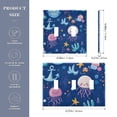 thumbnail image 2 of Yayeee Toggle Light Switch Wall Plate 3-Gang 6.37"x4.48" Decorative Outlet Cover, Light Pink Jellyfish, 2 of 7