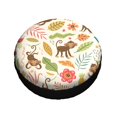 thumbnail image 3 of Kll Monkeys In The Jungle Tire Cover,Universal Wheel Tire Cover For Trailer, Rv, Suv, Truck,Camper And Many Vehicle,(14 Inch), 3 of 8