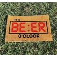 thumbnail image 2 of Runner Rug Indoor Door Mat Outdoor Entrance It's Beer O'Clock Welcome Mat Funny Doormats Fathers Day Mat Gift per Tape for Hardwood Floors Large Outdoor Welcome Mats for Front Door 16x24IN, 2 of 5