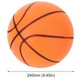 thumbnail image 4 of FLhrweasw Pelota Silenciosa Que Rebota Juguete Deportivo Interior Baloncesto Ligero Y (naranja 24CM), 4 of 9