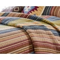 thumbnail image 6 of Greenland Home Katy Boho Stripe 100% Cotton Quilt and Pillow Sham Set, 3-Piece Full/Queen, 6 of 7