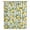 Green, variant on Yellow Lemon Sheer Curtains 84 Inches Long, Spring Botanical Floral Leaves Aqua Stripes Light Filering Curtains, Breathable Simi Curtain Privacy Drapes for Living Room Bedroom Window Treatment