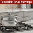 thumbnail image 5 of Somerset Home 1.5 Quart Stainless-Steel Double Boiler Pot 3 Piece Set, 5 of 8