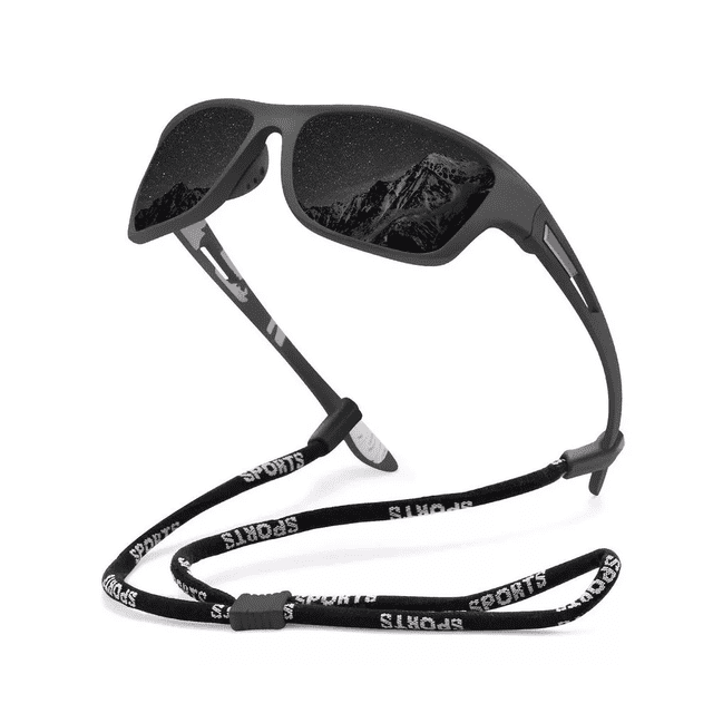Gafas De Sol Para Hombre Deportiva Negro