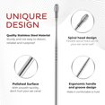 thumbnail image 3 of Ear Wax Removal Stainless Steel 360° Spiral Ear Care Tools (sliver), 3 of 5