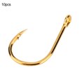 thumbnail image 3 of Anzuelo de pesca de acero, 100 piezas de anzuelo de pesca de acero con alto contenido de carbono, anzuelo de pesca con púas afiladas, probado y confiable, 3 of 8