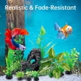 thumbnail image 3 of NiHome 9PCS Realistic Aquarium Artificial Plant Decoration Set, Weighted Base Driftwood, Rock Mountain & Aquatic Plants, Non-Fading Aquascape Greenery Ornaments for Freshwater or Saltwater Fish Tanks, 3 of 7