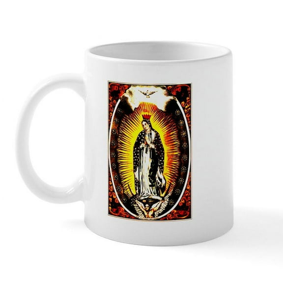 CafePress - Virgin Of Guadalupe Mug - 11 oz Ceramic Mug - Novelty Coffee Tea Cup