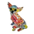 thumbnail image 3 of Graffiti Chihuahua Sculpture Animal Statues Art Figurines Home Decoration for Living Room Bedroom Book Shelf Desktop Decor Table Ornaments Alphabet Graffiti, 3 of 8