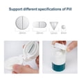 thumbnail image 4 of Cateissary Divisor de pastillas, taza de agua de 4 capas, divisor de tableta ajustable para interiores y exteriores, molinillo de viaje para el Type3 NO3, 4 of 6
