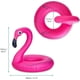thumbnail image 2 of Large Bright Pink Flamingo Ring Float 116x96cm, Pool Toy Rubber Ring For Swimming Pool Outdoor Party Adults or Kids, 2 of 5