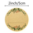 thumbnail image 2 of 500 Pieces Kraft Paper Stickers, Self-adhesive Labels 5 Cm, Jam Jar Stickers, 2 of 4