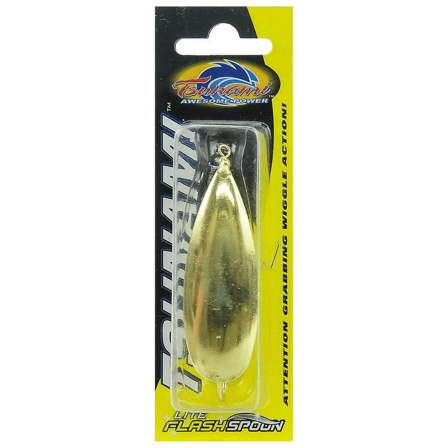 Tsunami Lite Flash Spoon Fishing Lure 5/8 oz Gold