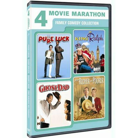 4 Movie Marathon: Family Comedy Collection - Pure Luck / King Ralph / Ghost Dad / For Richer Or Poorer (Anamorphic Widescreen)
