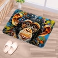 thumbnail image 5 of Monkey Non-Slip Polyester Door Rug Chair Mat Kitchen Rugs, Machine Washable, 5 of 6